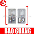 L type Single-phase outdoor transparent plastic electrical meter box